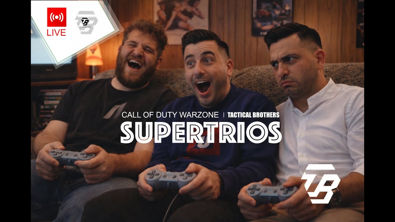 🔴 LIVE - SuperTRIOS| ThomasFi - ArisWarGod - CrankHangerson | WARZONE