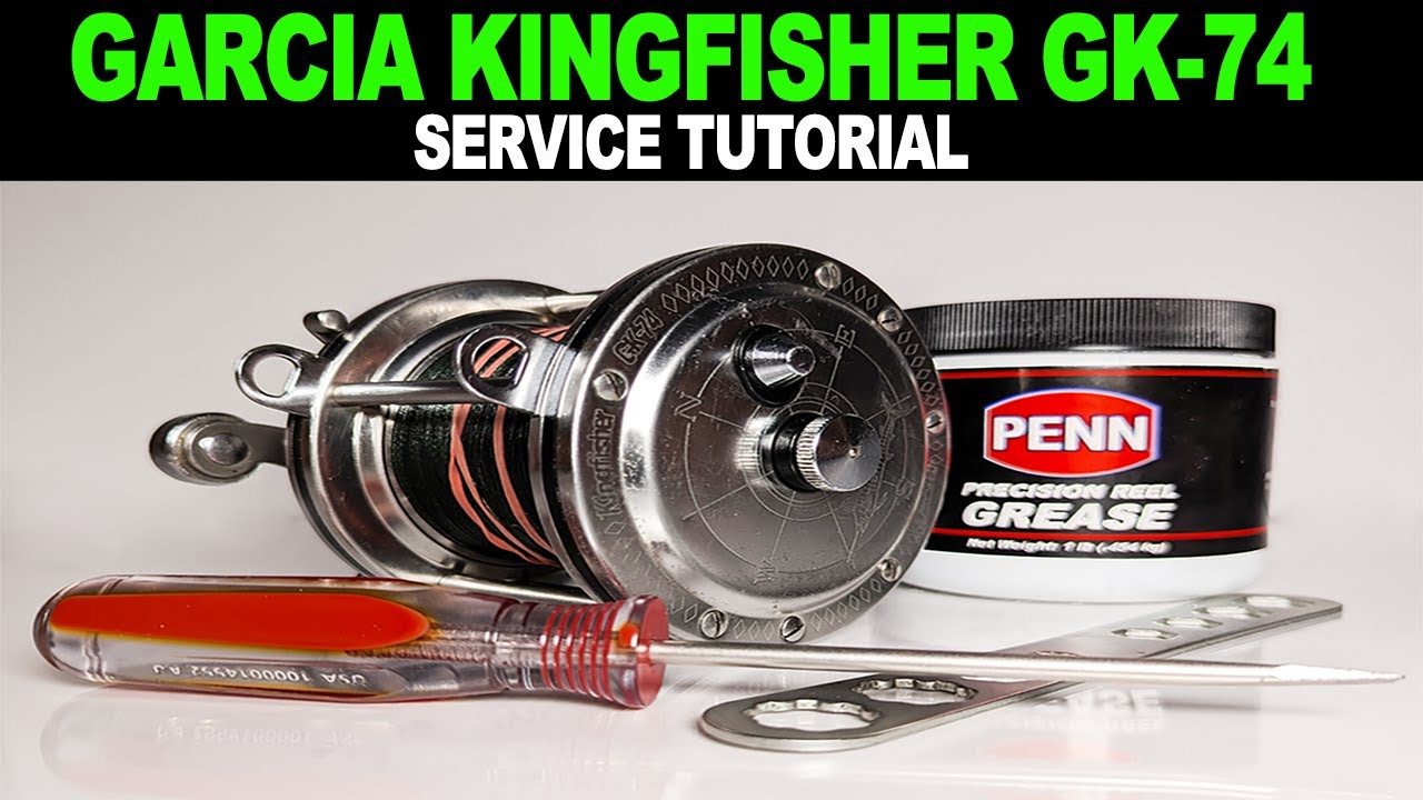 Garcia Kingfisher GK-74 - How to take apart, service & reassemble