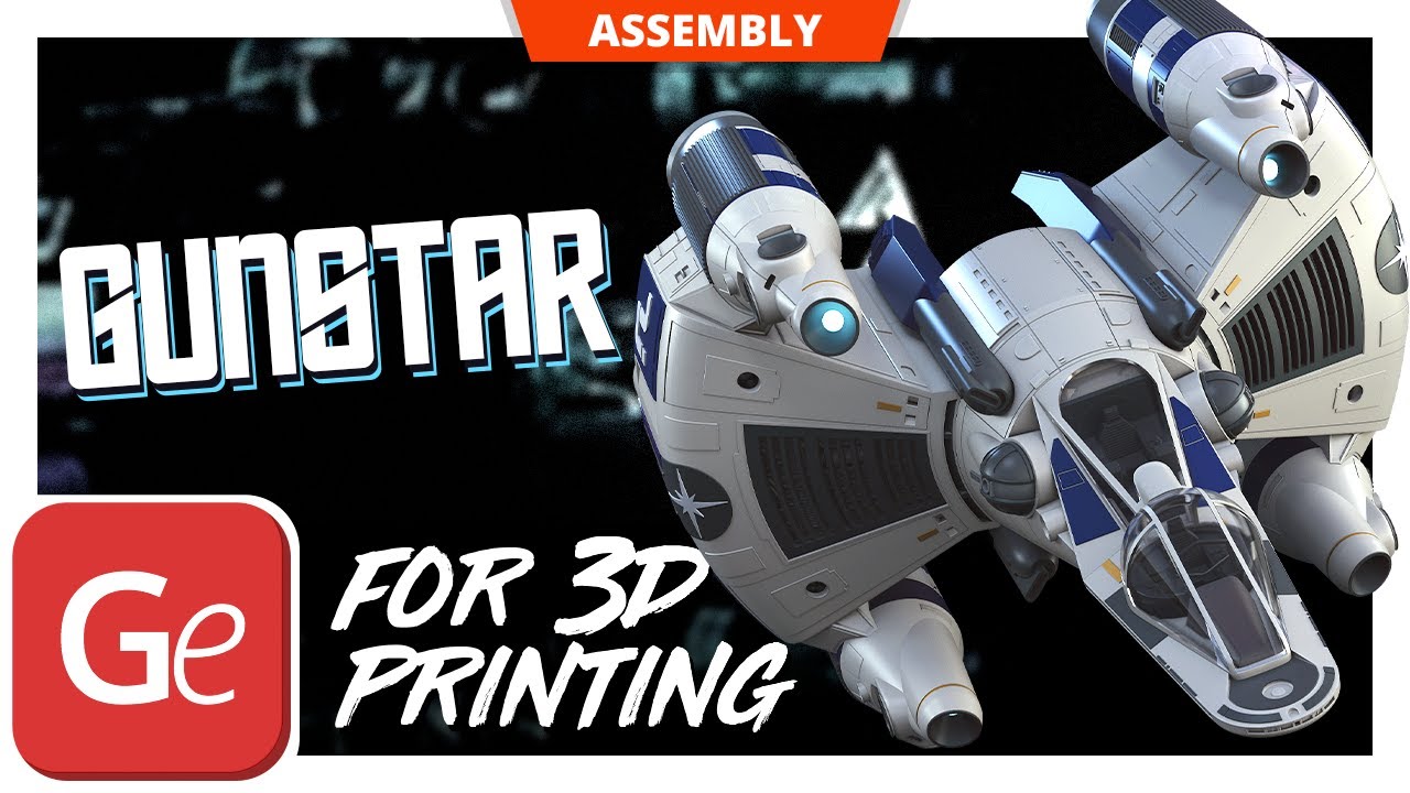 Gunstar 3D Printing Model | Assembly by Gambody