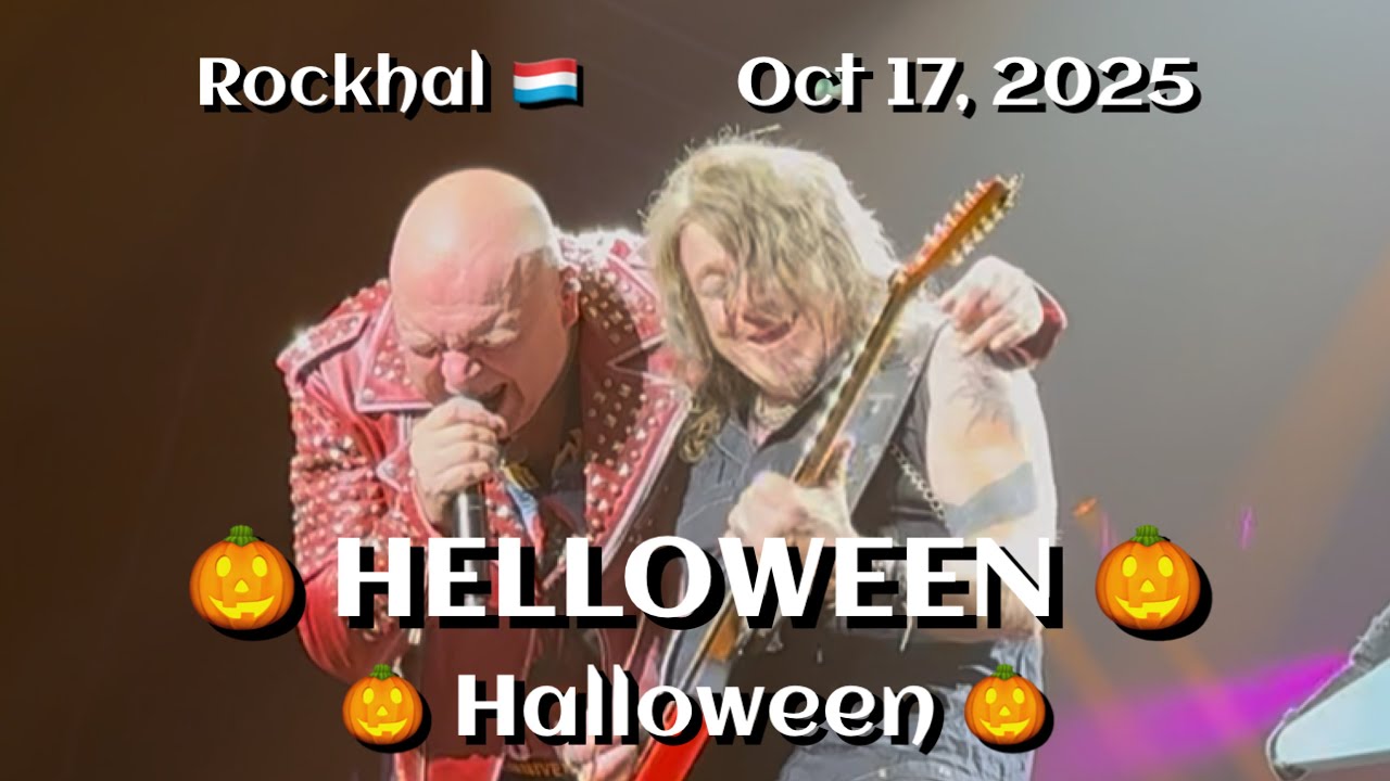 Helloween - Halloween @Rockhal, Luxembourg 🇱🇺 October 17, 2025 LIVE HDR 4K