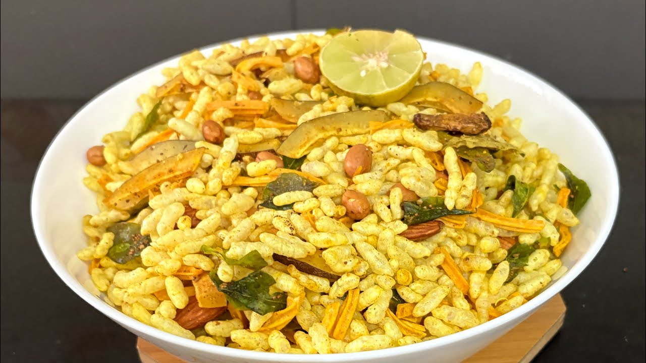 Healthy murmura namkeen recipe | Homemade Namkeen for travelling |Evening snacks for tea time |