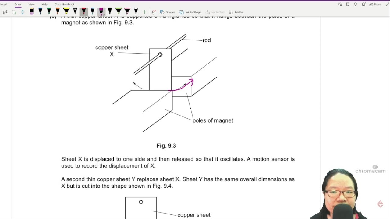 FM21 P42 Q9 Eddy Current Damping | Feb/March 2021 | Cambridge A Level 9702 Physics