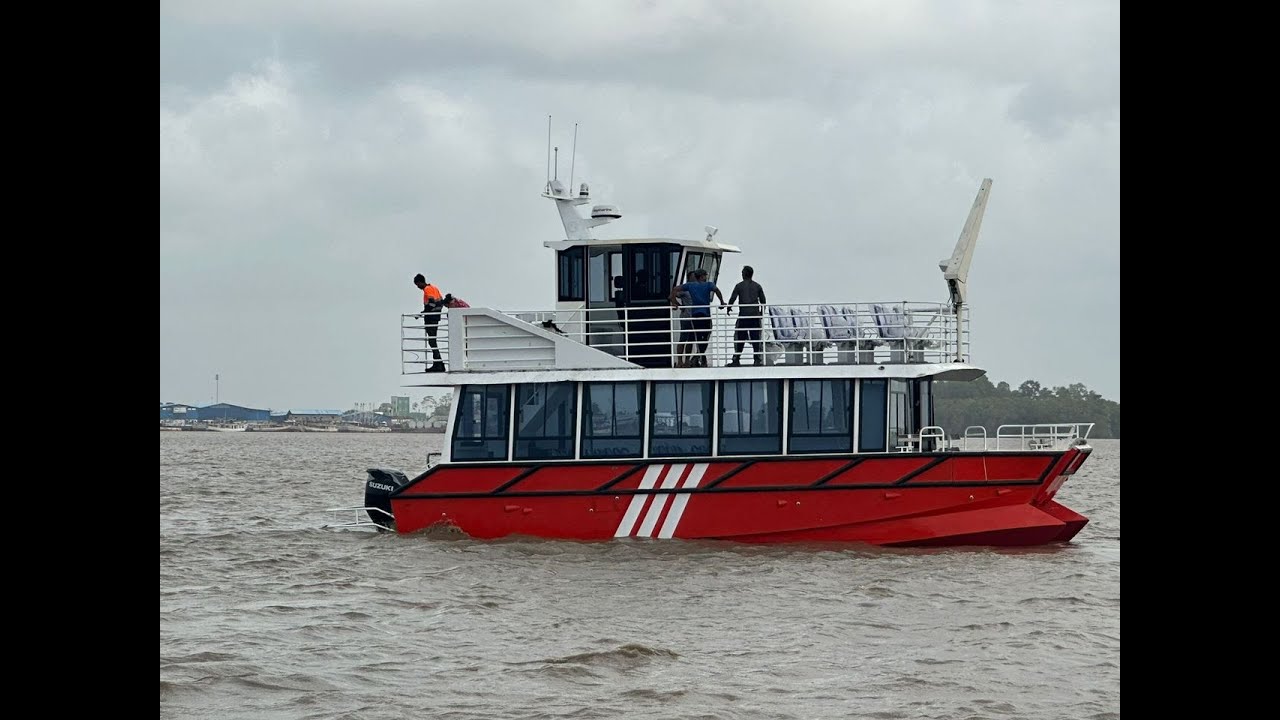 Gospel Boat 38ft 11.6m catamaran passenger boat --42 passengers capacity #passengerboat#ferry#
