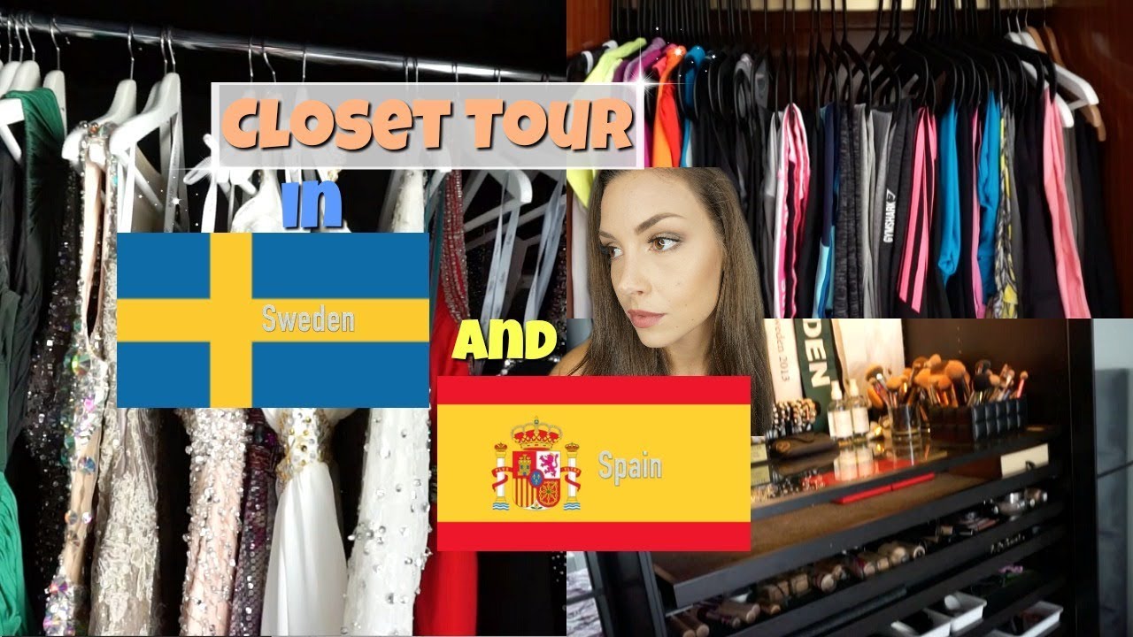 CLOSET TOUR | Sweden & Spain Closet | Wildcard Wednesday