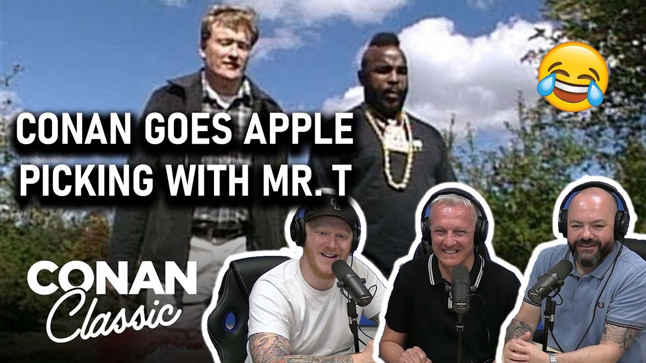 Conan Goes Apple Picking With Mr. T REACTION!! | OFFICE BLOKES REACT!!