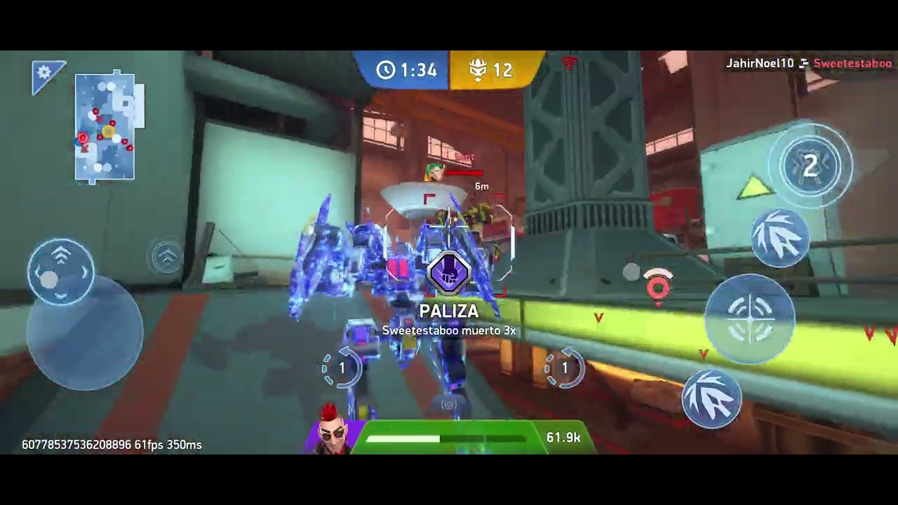 Mech Arena - Jugando tvt en la cuenta de un chico del clan