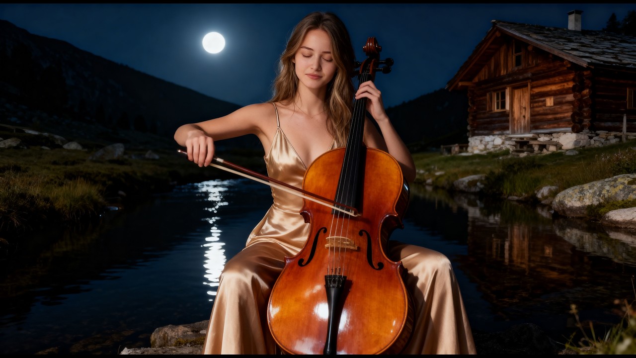🎻🎹 Cello, Violin & Piano in Rila Plateau Night – Deep Peaceful Music for Relaxation & Sleep