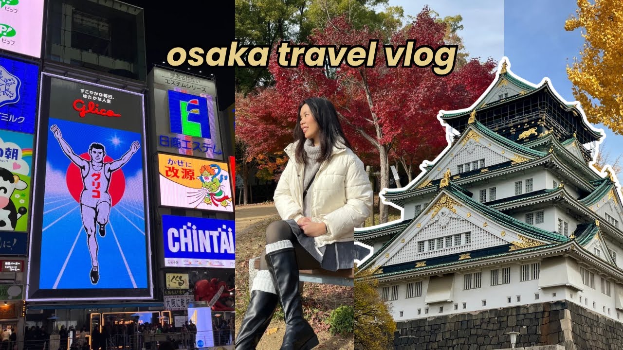 FIRST FEW DAYS IN OSAKA 🏯 Airbnb Tour, Osaka Castle, Umeda Sky Building, Dotonbori, Shinsaibashi