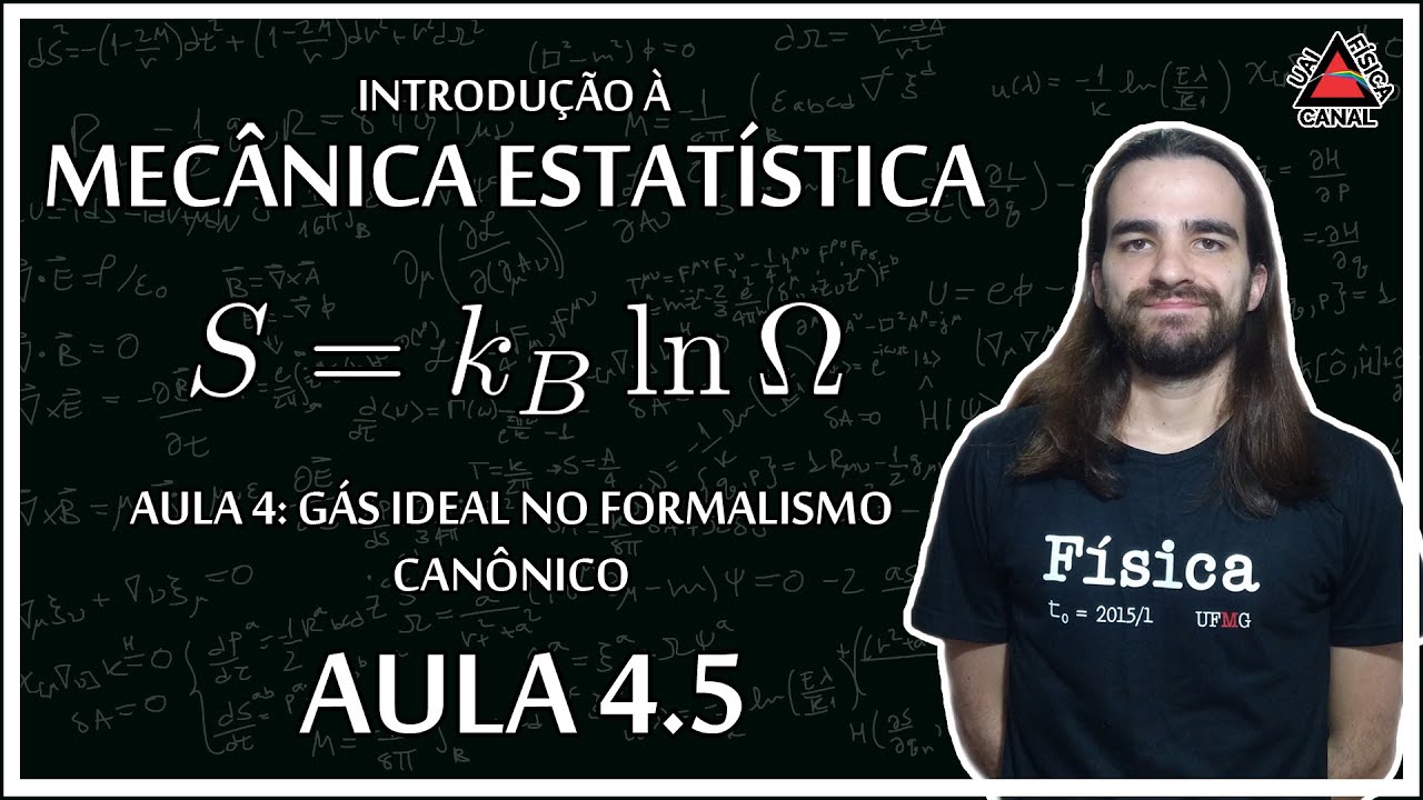 Mecânica Estatística - Teorema de Equipartição da Energia, parte 2 | Demonstração - Aula 4.5