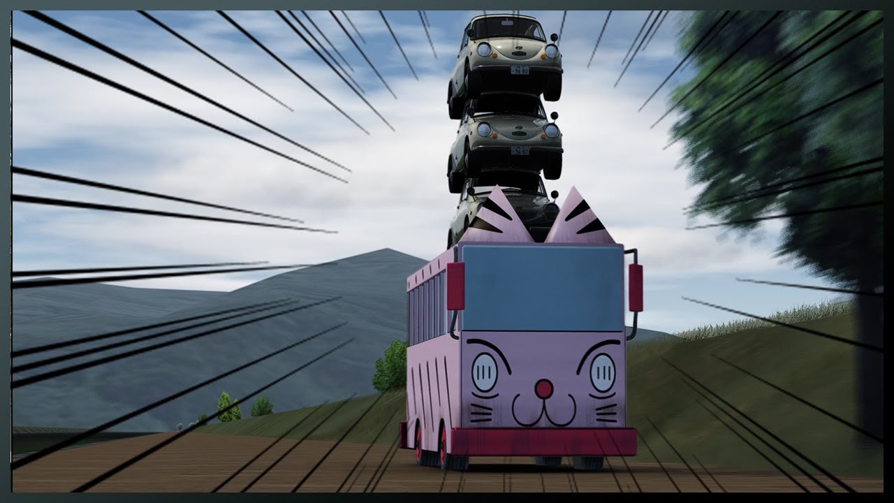 スバル360をバスにのせて #クレヨンしんちゃん #クレしん #オトナ帝国