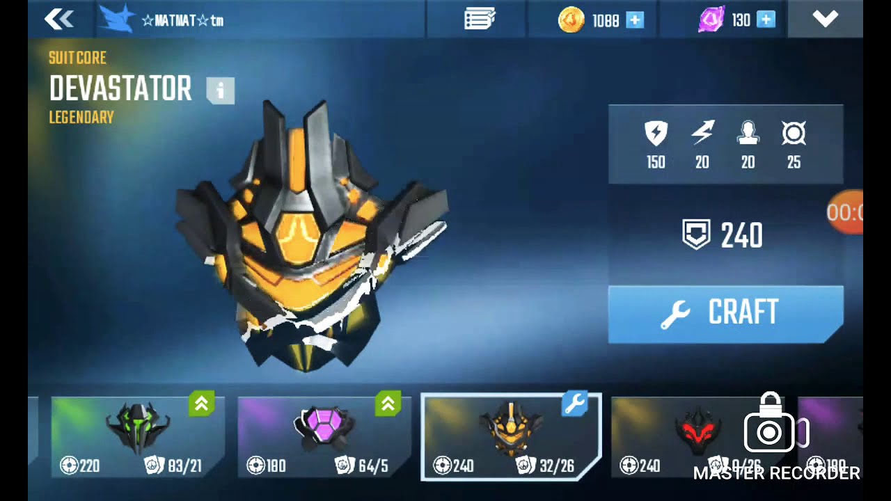 nova legacy craft Devastator