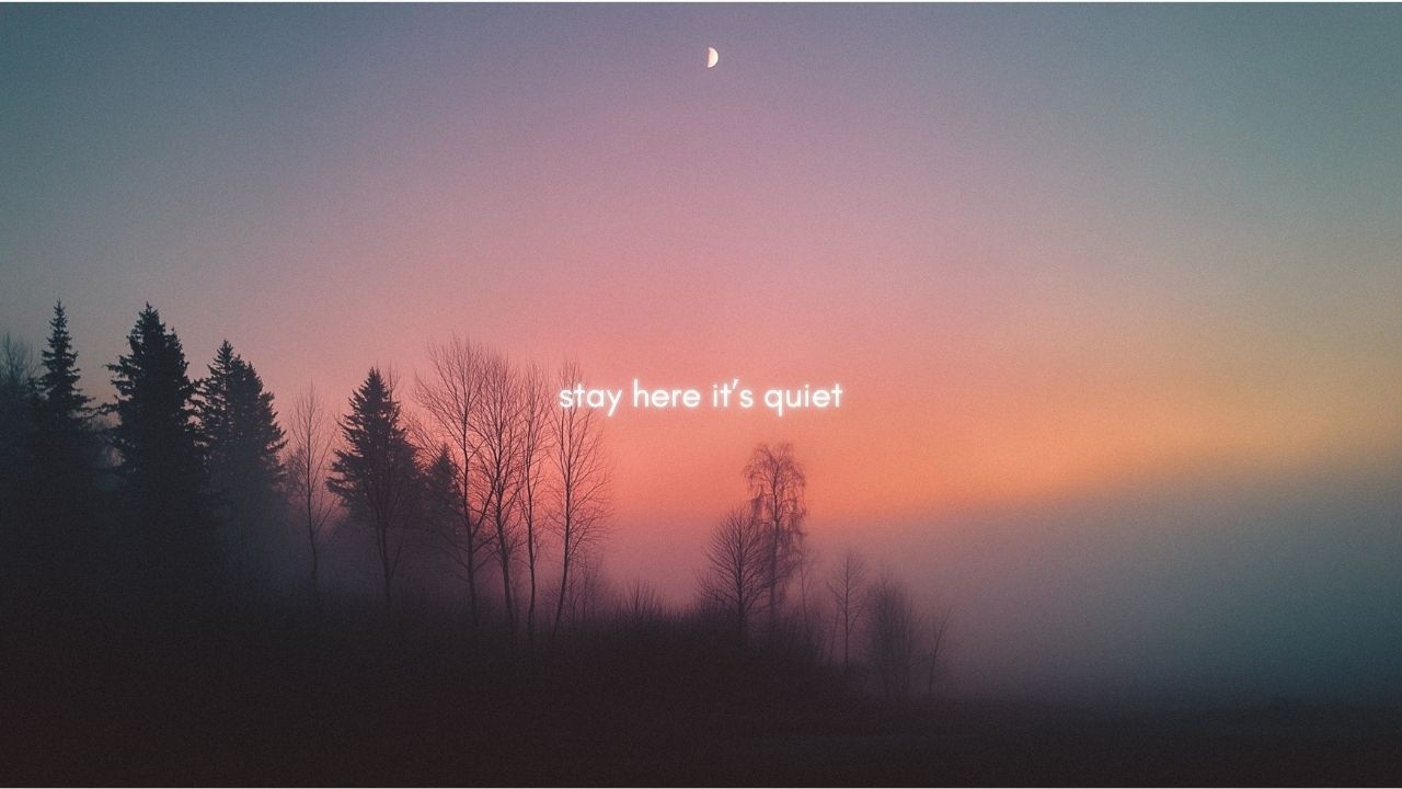 stay here  it’s quiet (Soft Rain & Bird Sounds for Sleep)