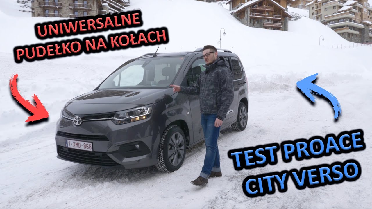 Kombivan Toyota Proace City Verso. Dla kogo jest to pudełko na kołach? / TEST PL