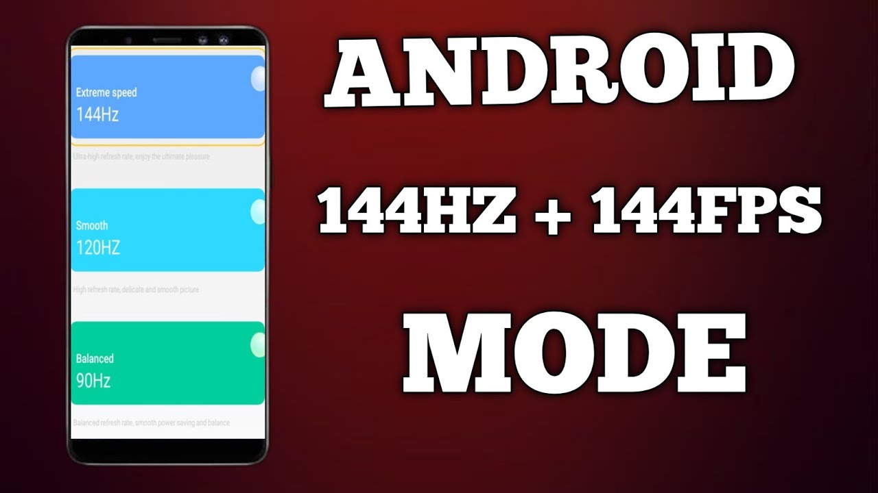 Odblokuj Androida 120 kl./s + 144 Hz 144 kl./s bez rootowania. Działa w 100% | Maksymalna liczba ...