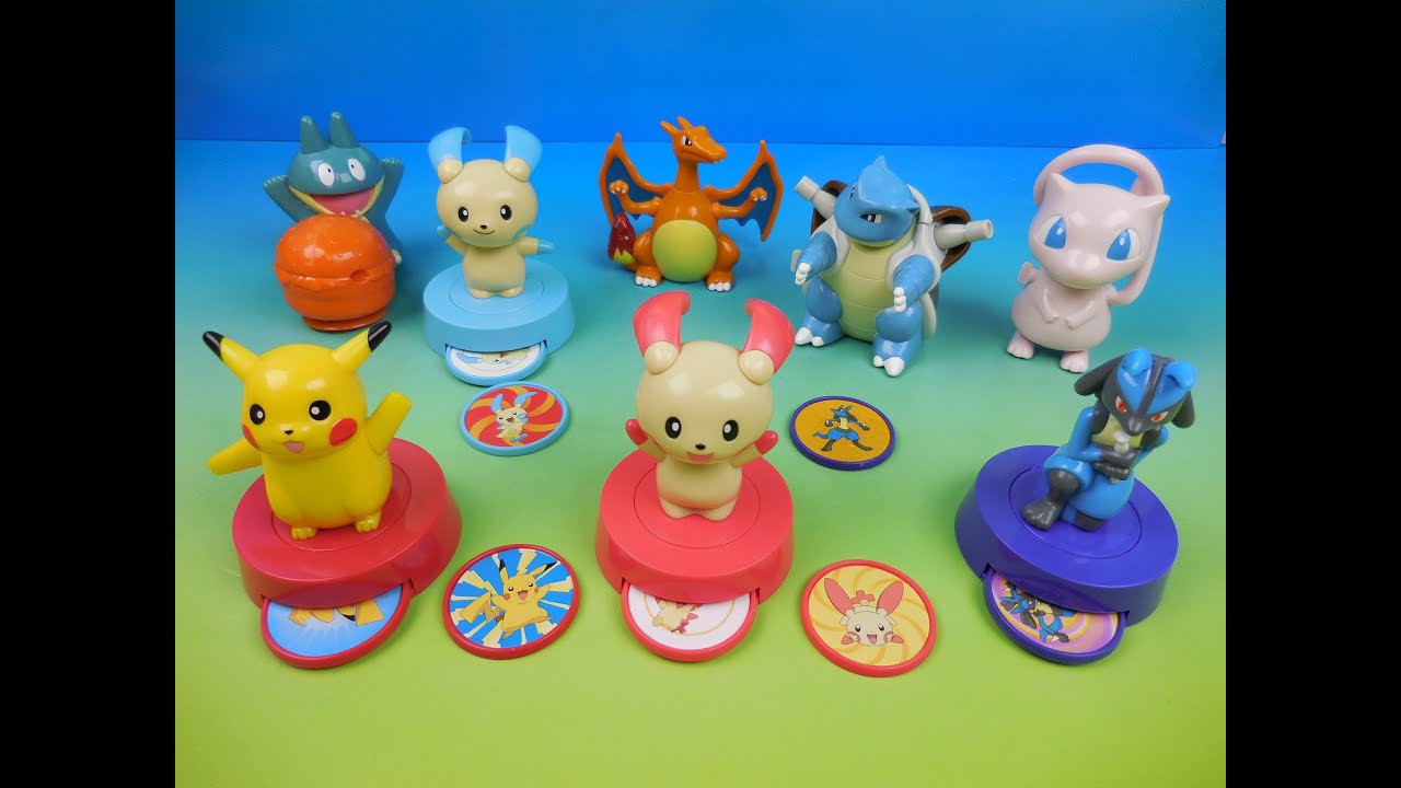 2005 POKEMON ADVANCED GENERATION SET OF 8 McDONALDS HAPPY MEAL COLLECTION TOYS VIDEO REVIEW