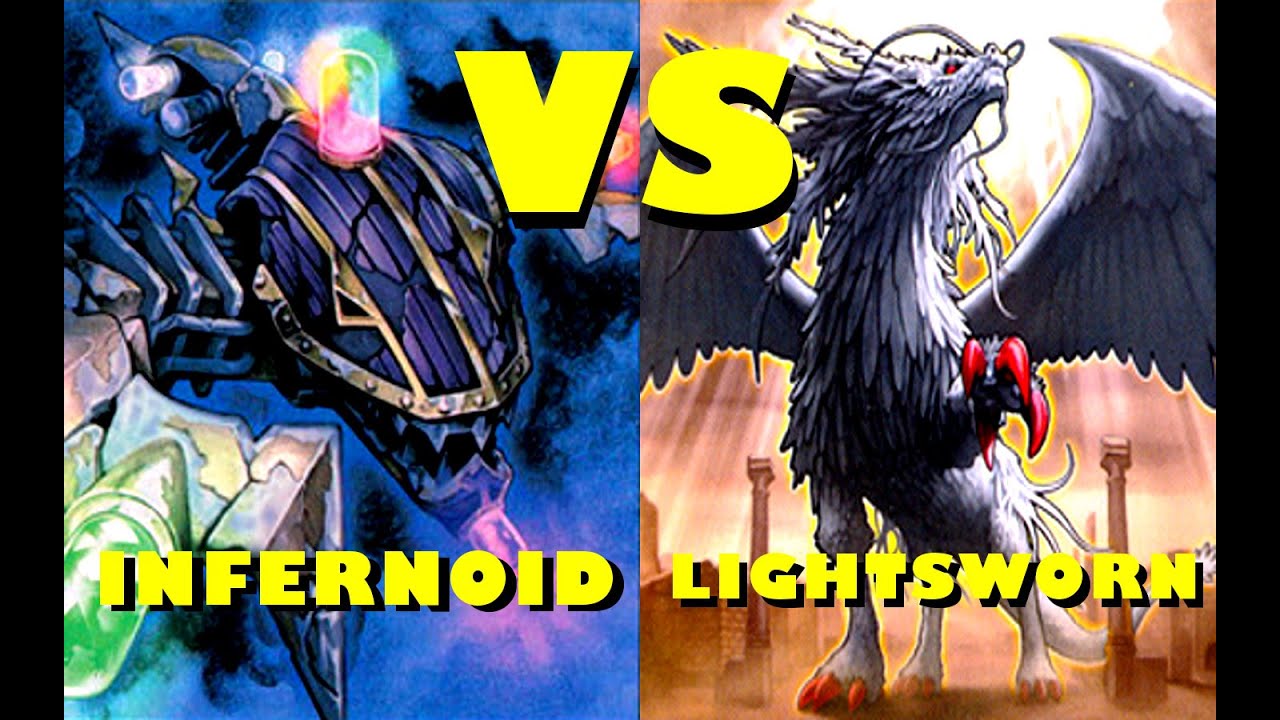 Real Life Yugioh - INFERNOID vs LIGHTSWORN | May 2016 Scrub League
