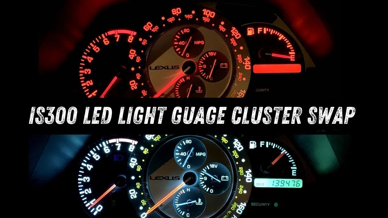 IS300 LED CLUSTER GUAGE INSTALL