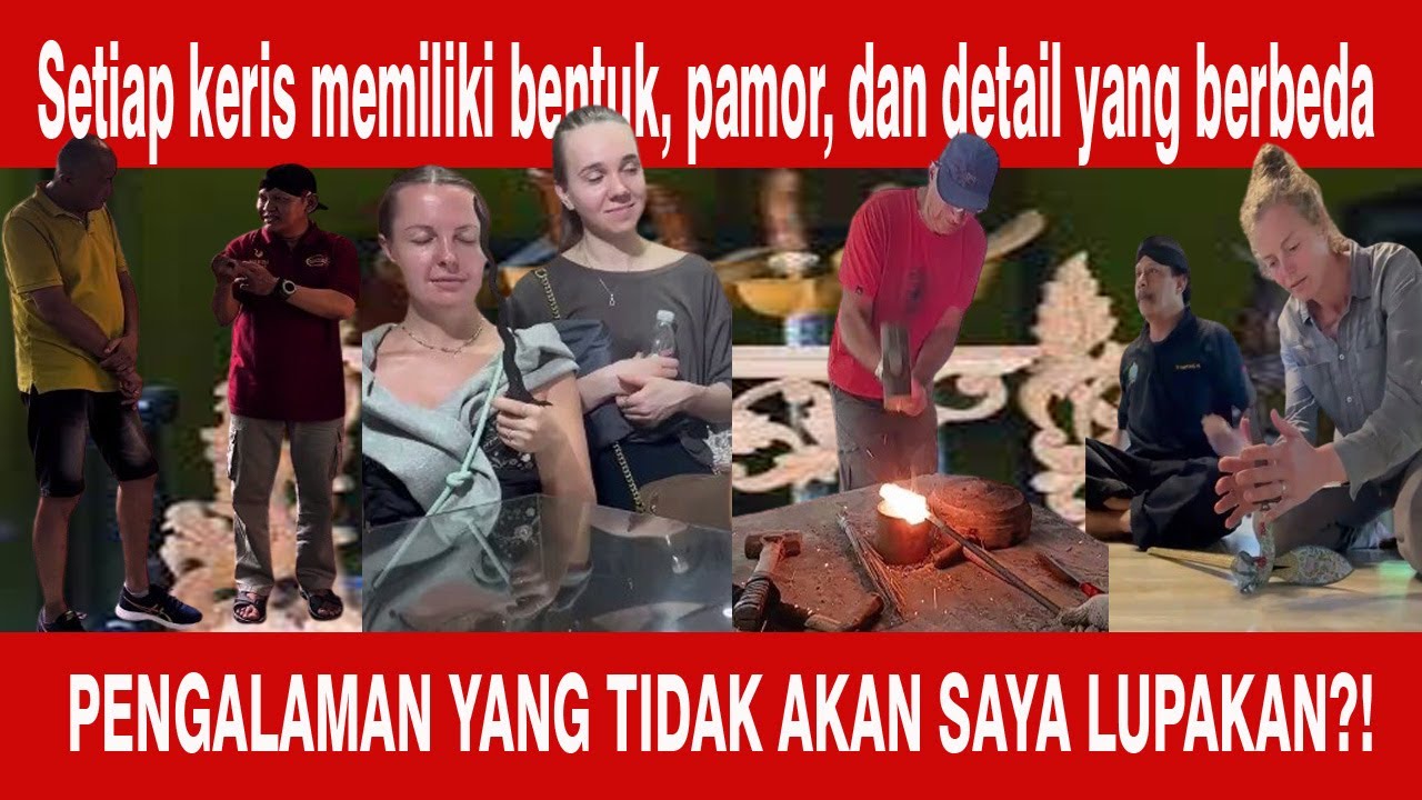Bule awalnya Cuma Lihat Keris Akhirnya Kagum Dengar Kisahnya?!