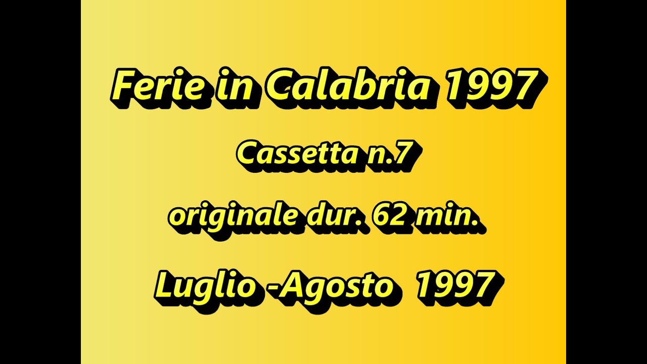 Ferie in Calabria 1997 parte n 7