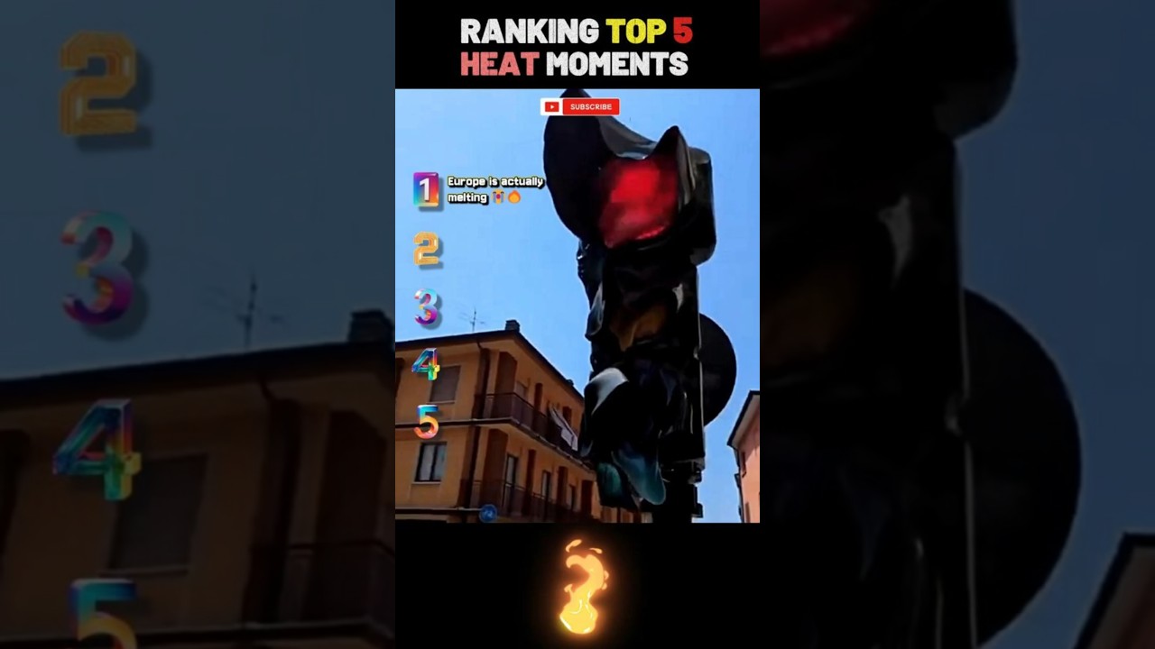 RANKING TOP 5 EUROPE HEATWAVE MOMENTS 🥵😱