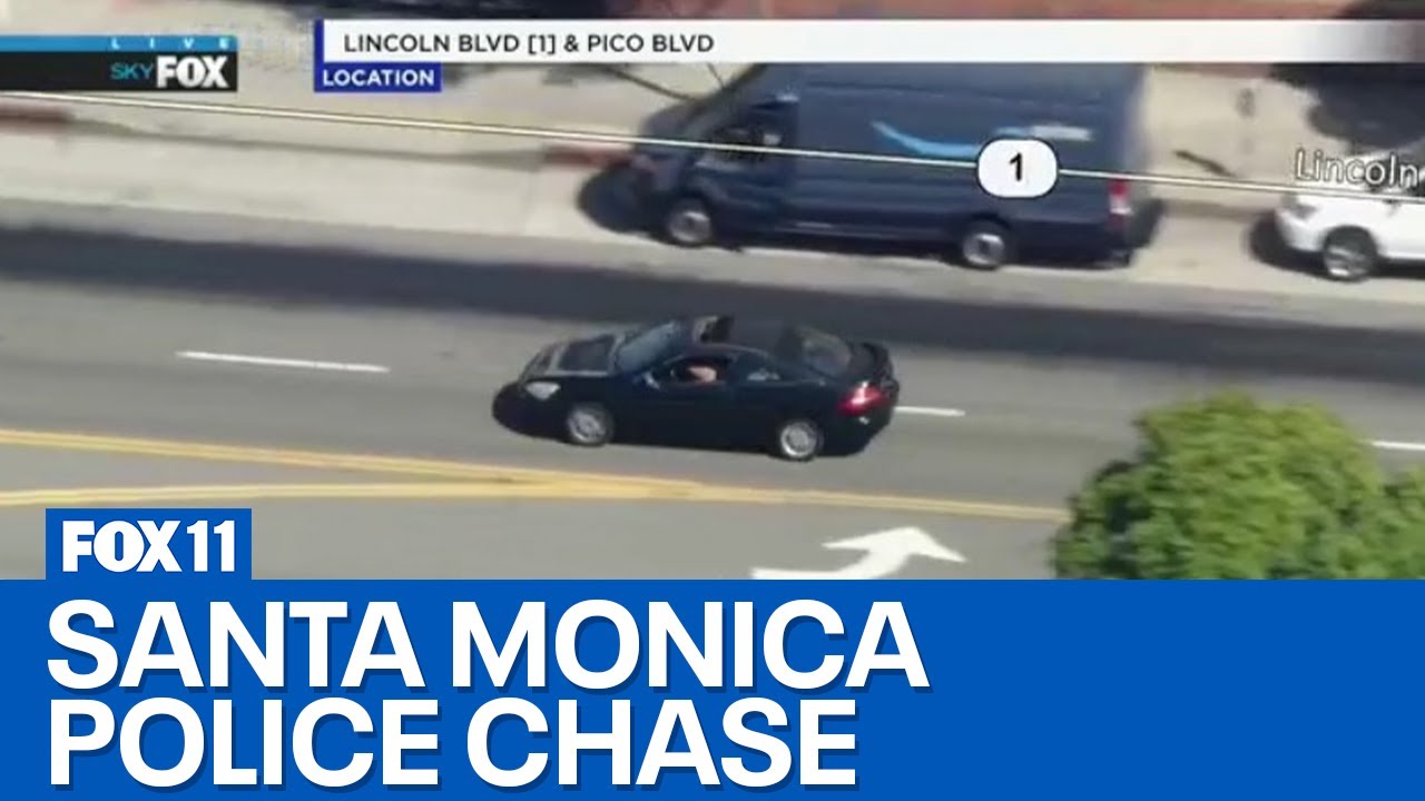 Police chase underway in Santa Monica