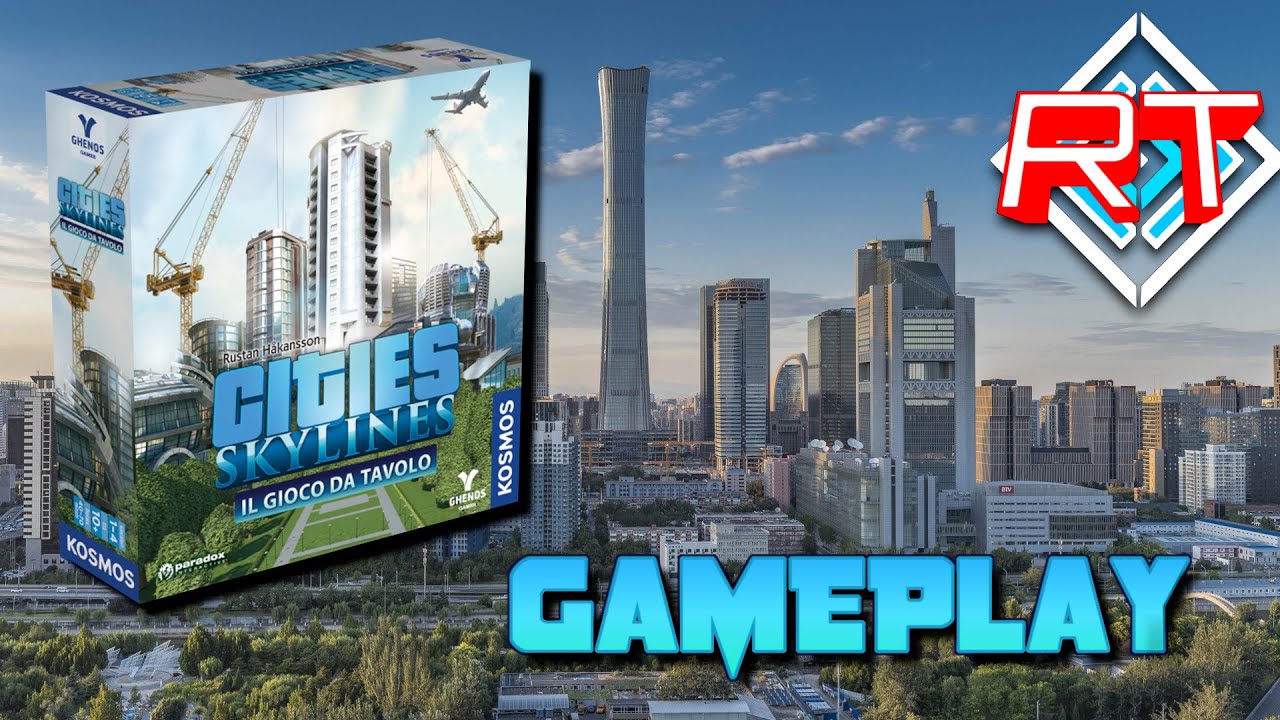 Cities Skylines Gameplay #7 partita in solitario gioco da tavolo italiano