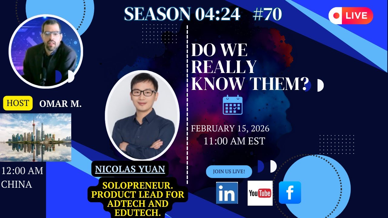 Do we really know: Nicolas Yuan from china 📱?