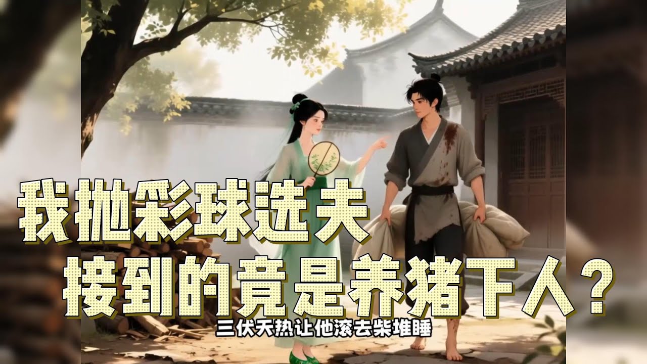 【完结小说】抛彩球选夫，接到的竟是养猪的下人？我对他百般折磨...