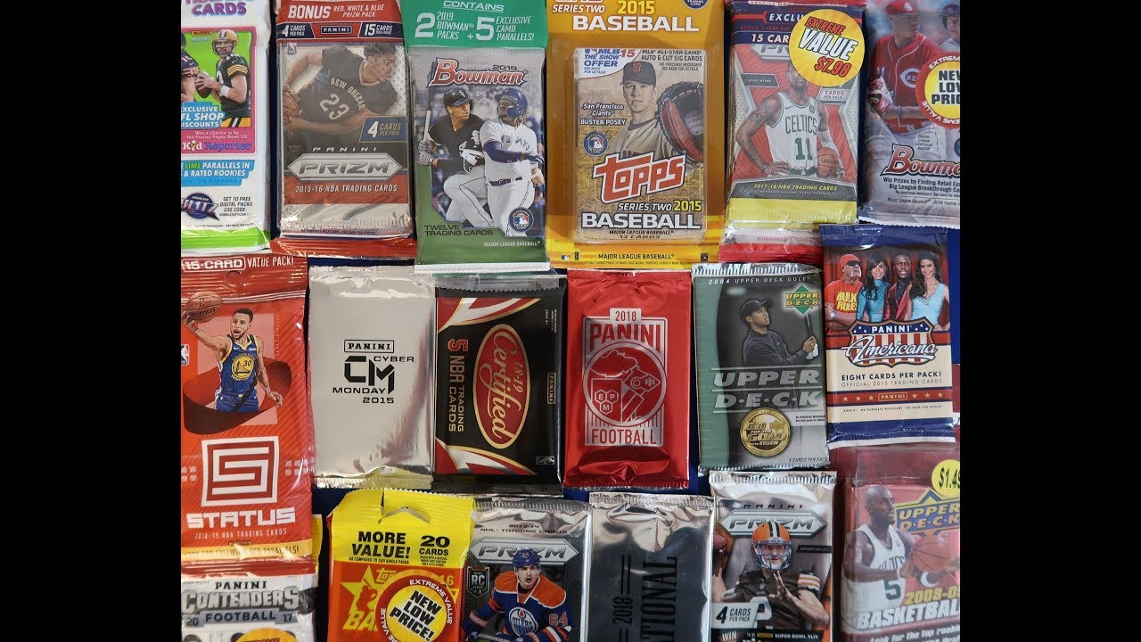 April 2019 Random 62 Pack Break Football Baseball Basketball