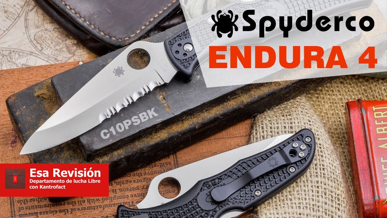 Spyderco Endura 4 FRN C10PSBK - ОБЗОР