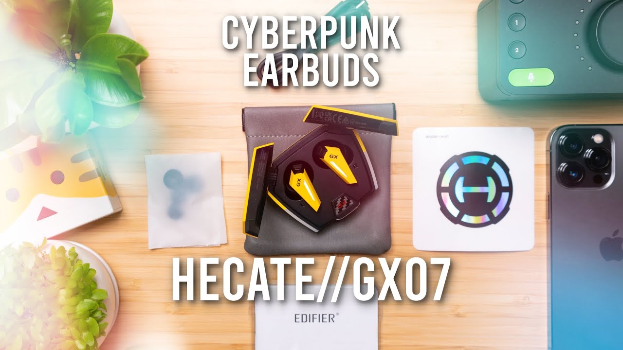 Edifier Hecate GX07 - Cyberpunk Gaming TRUE WIRELESS Earbuds
