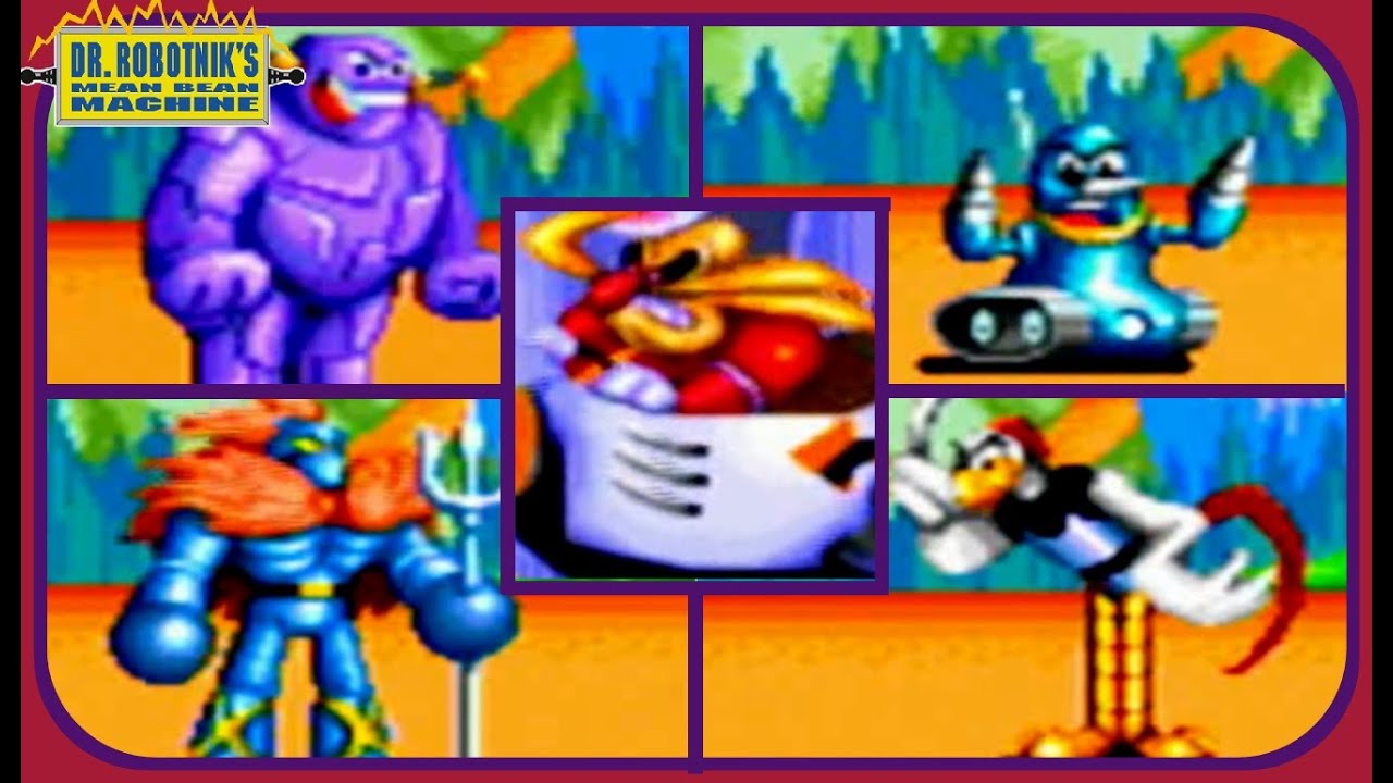 Dr Robotnik's Mean Bean Machine - All Boss Encounters
