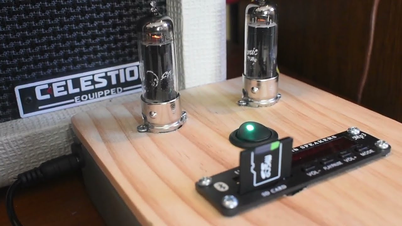 DIY Low Cost Stereo Bluetooth Tube Amp Working at Only 12 Volts!