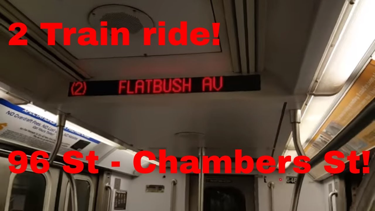 MTA NYC Subway: On board R142 (2) train from 96 St - Chambers St