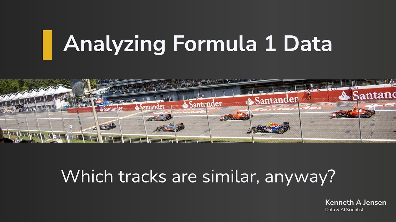 Analyzing Formula 1 Data - Which tracks are similar, anyway?
