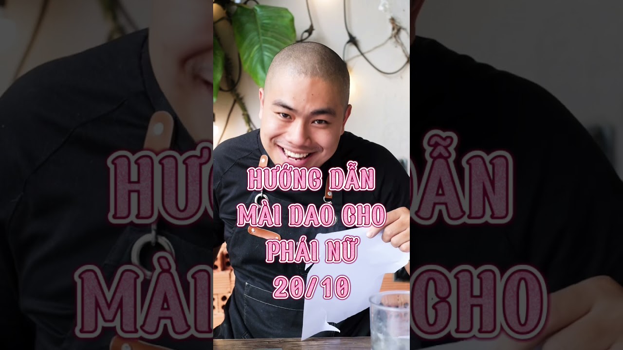 HƯỚNG DẪN C&Aacute;CH M&Agrave;I DAO | HOW TO SHARPEN YOUR KNIFE ? #shorts #food #giaoheo