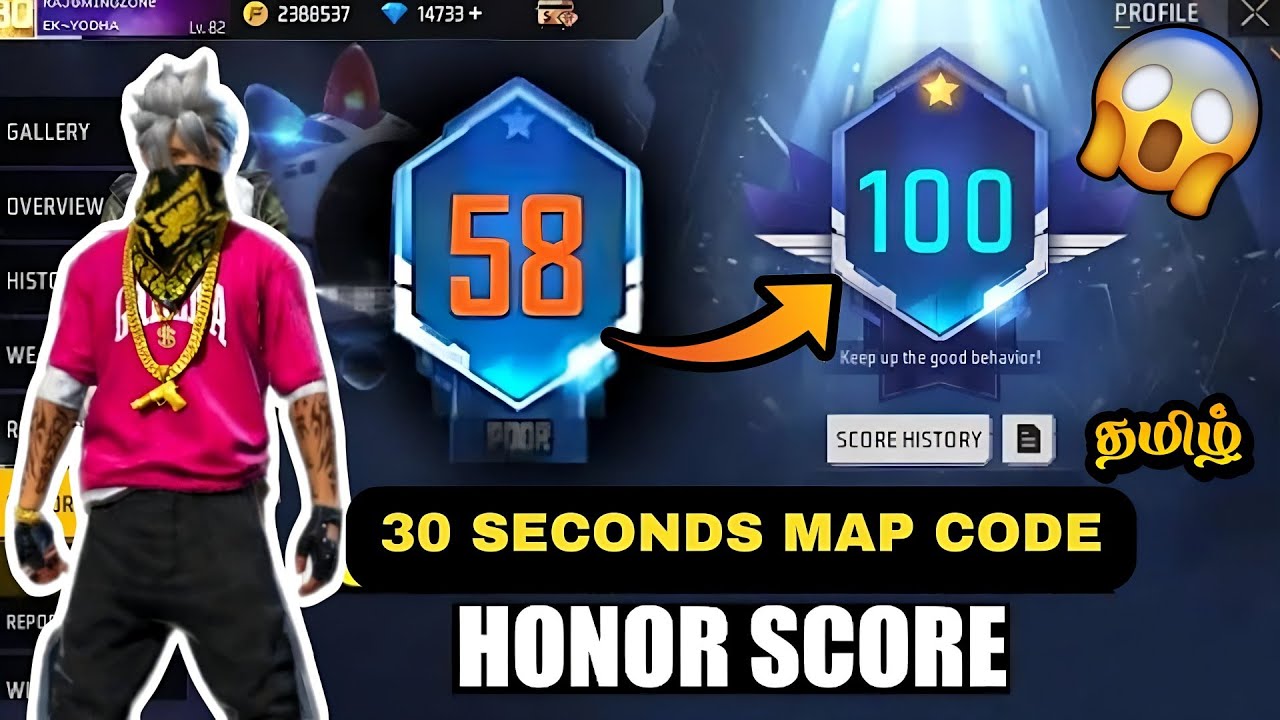 HOW TO INCREASE HONOR SCORE IN FREEFIRE TIPS IN TAMIL 2024 |&nbsp;GLTG&nbsp;GAMING&nbsp;|
