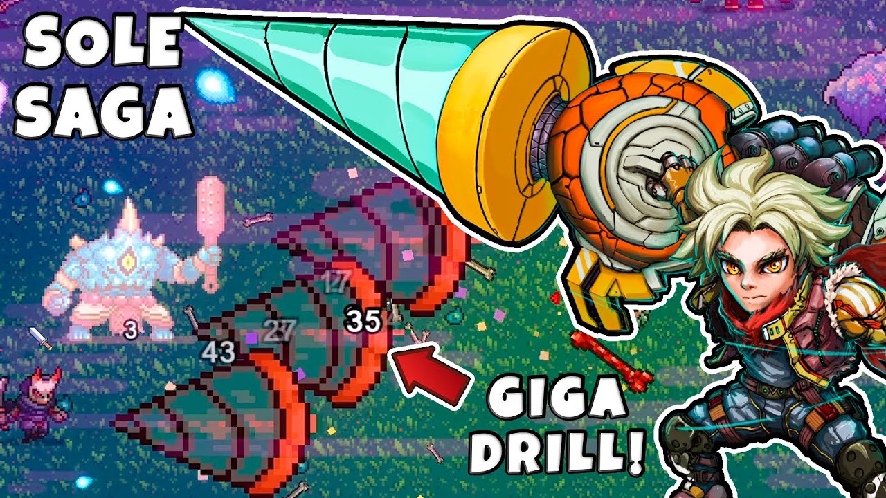 This Gangster Attacks With GIANT GIGA DRILLS! - Sole Saga