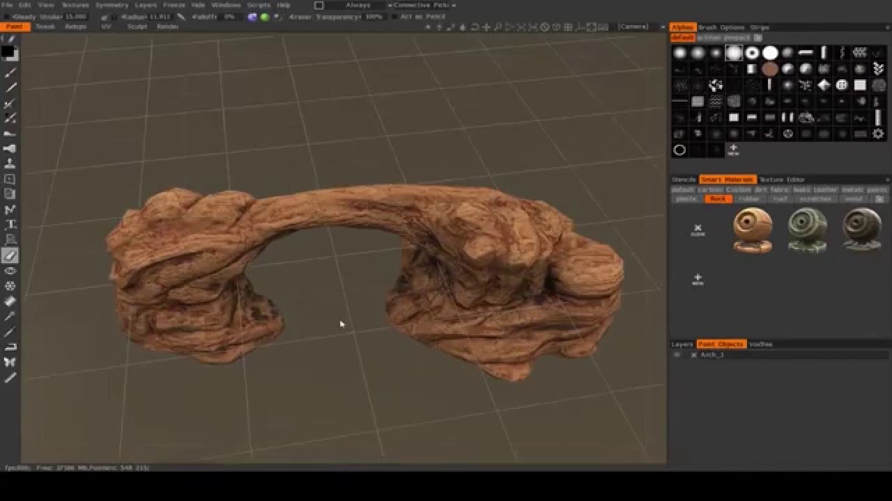 3D-Coat Arid Arch Tutorial: Part 1 (Blocking Out the Shape)
