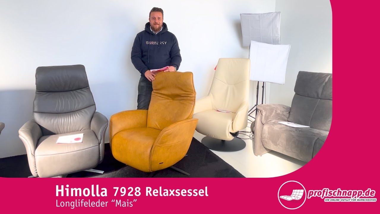 Sonnenklarer Stil: Himolla 7928 Relaxsessel in Leder Mais – Komfort trifft Design