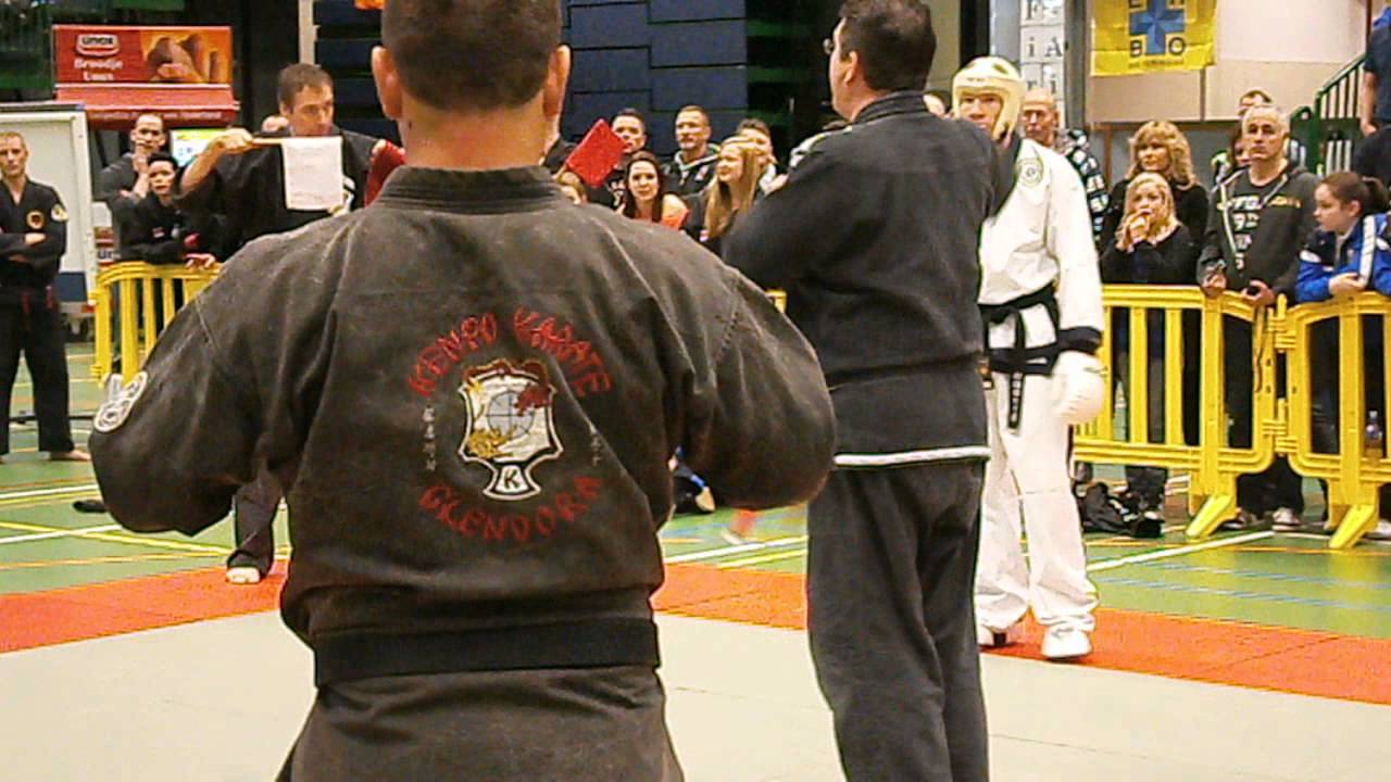 2012 IKKA WORLD KARATE CHAMPIONSHIPS - PASCAL WOLLWERT (KARATE/TAEKWONDO) vs UNKNOWN FIGHT 2 part 2