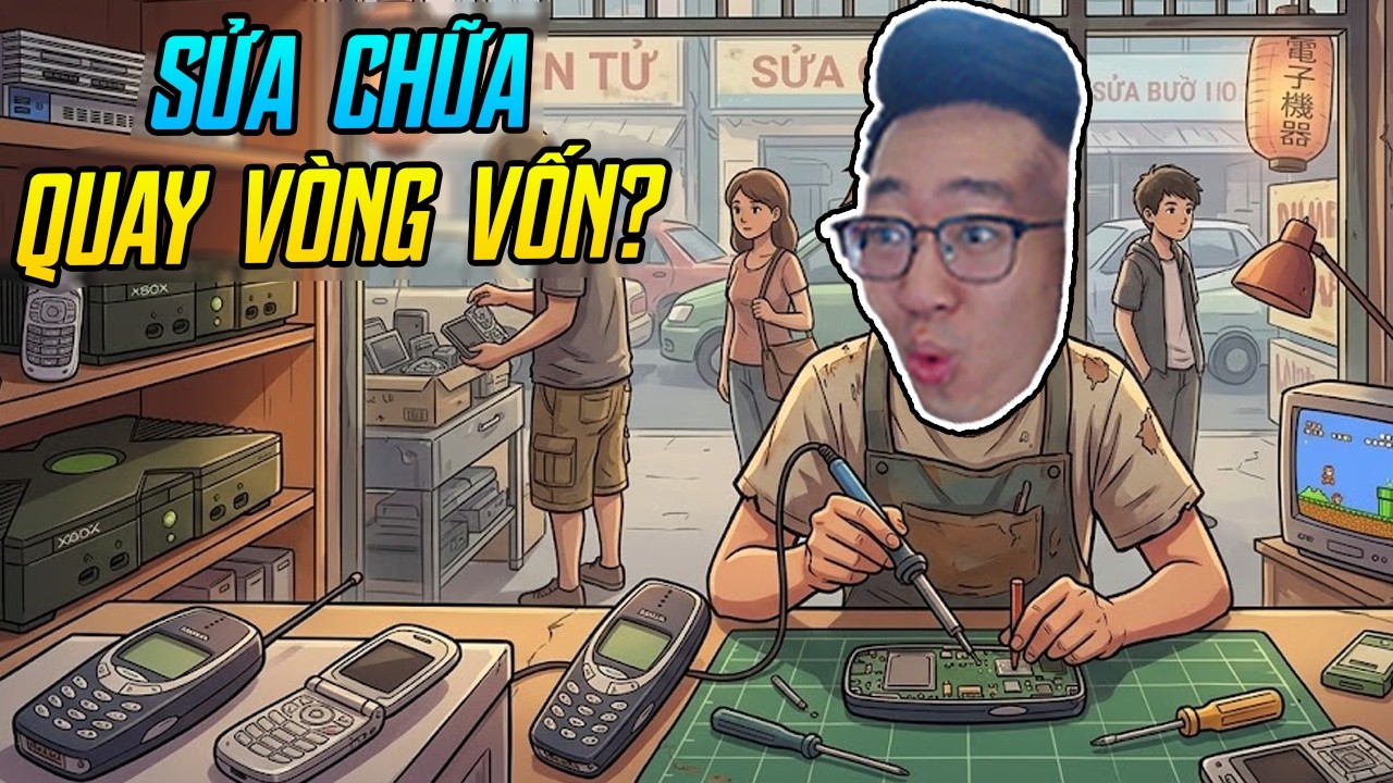 T&ocirc;i mở Cửa H&agrave;ng Sửa Chữa Đồ Điện Tử nhưng n&oacute; lạ lắm ... (ReStory: Chill Electronics Repairs)