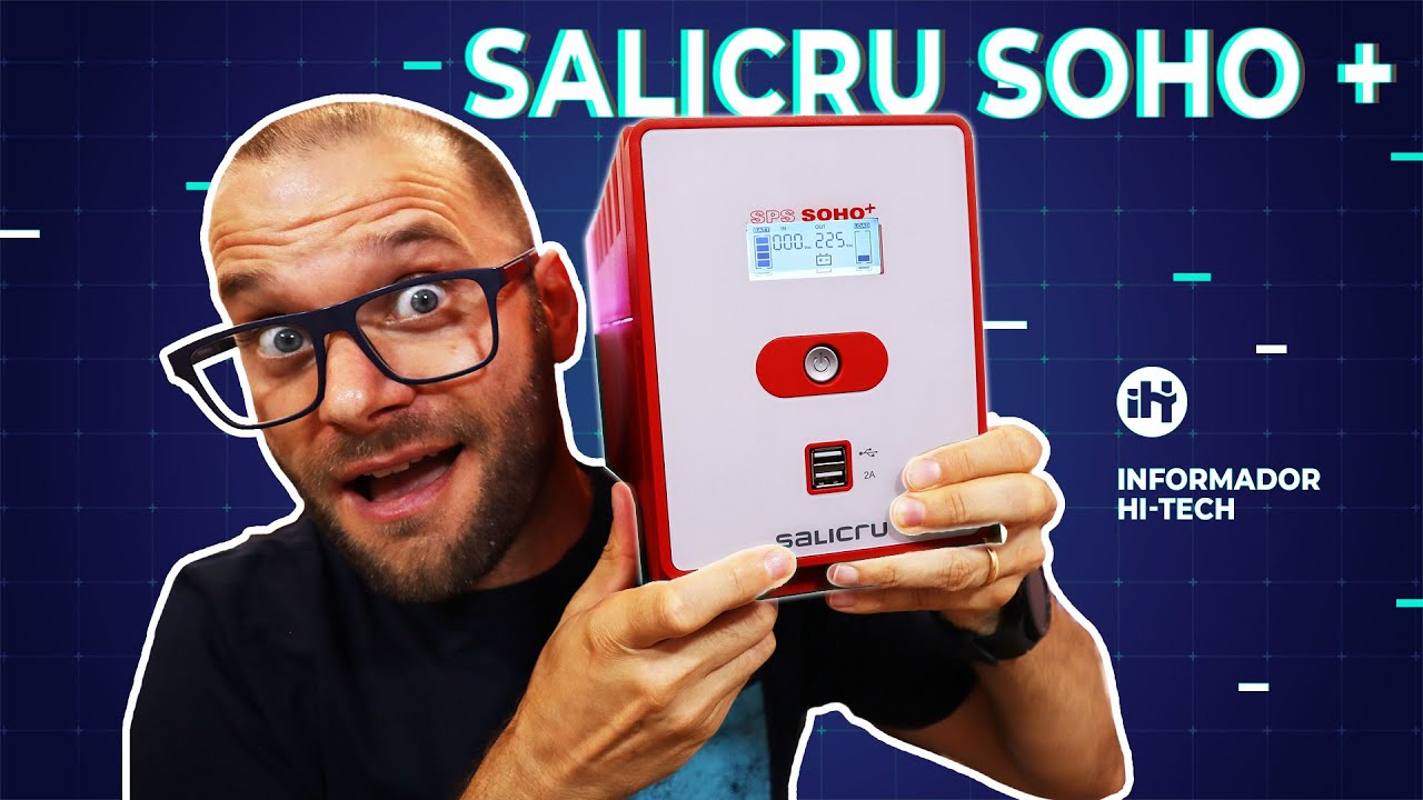 Salicru SPS Soho+ |  Mantém o teu computador e internet SEMPRE ligados! Mesmo sem eletricidade!