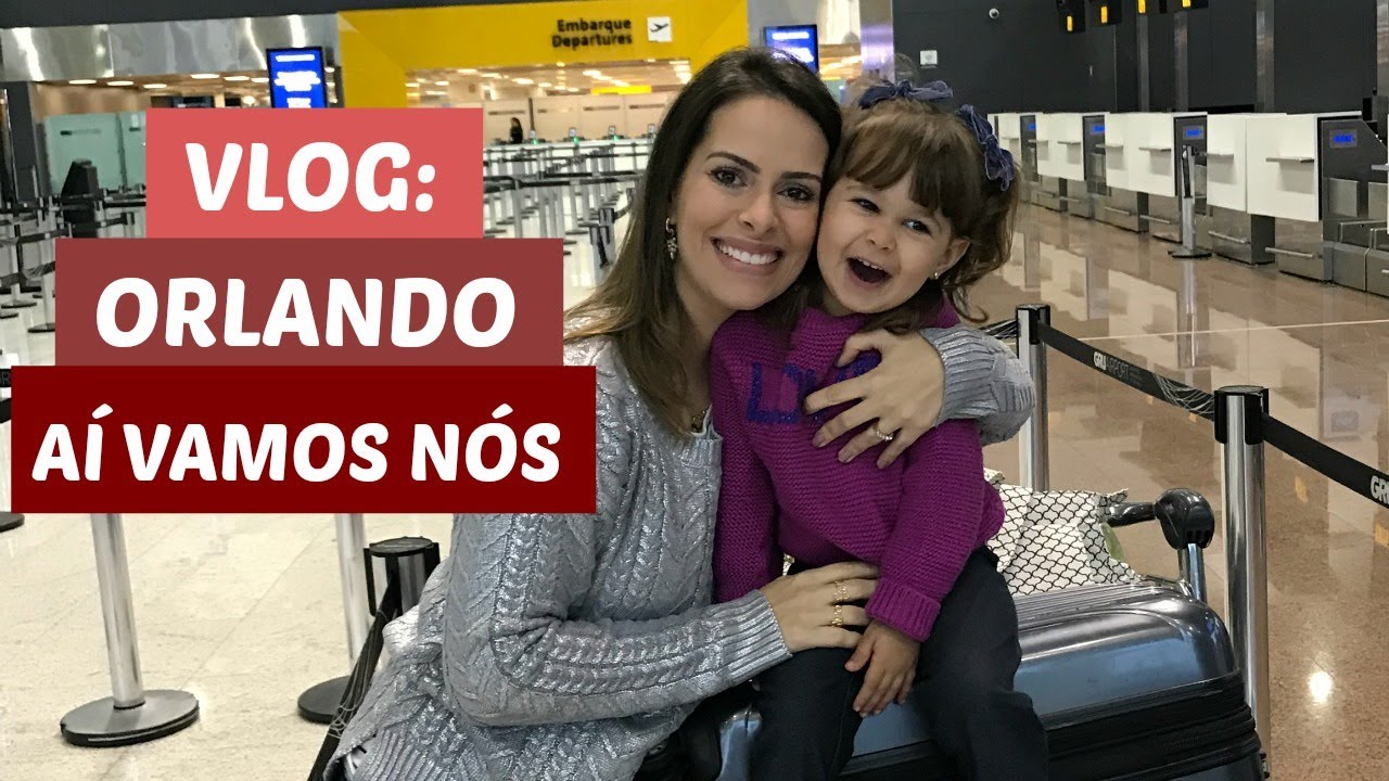 Vlog: Voando para a Disney com Criança
