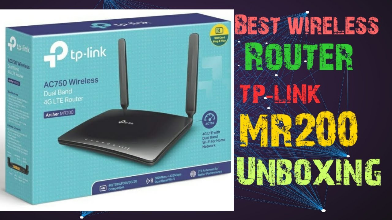 Tp-Link Archer Mr 200 Wireless Dual Brand 4G LTE Router | Unboxing | Tamil
