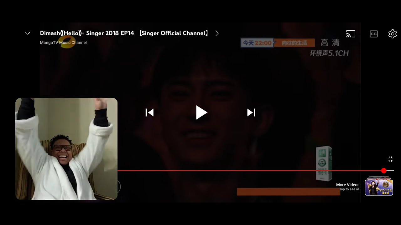 Reaction to Dimash singing 