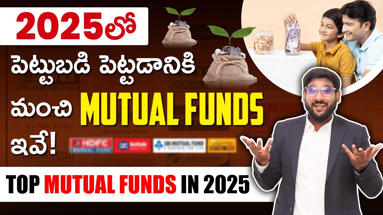Best Mutual Funds to Invest in 2025 – Large, Mid & Small Cap Funds Explained in Telugu | Kowshik