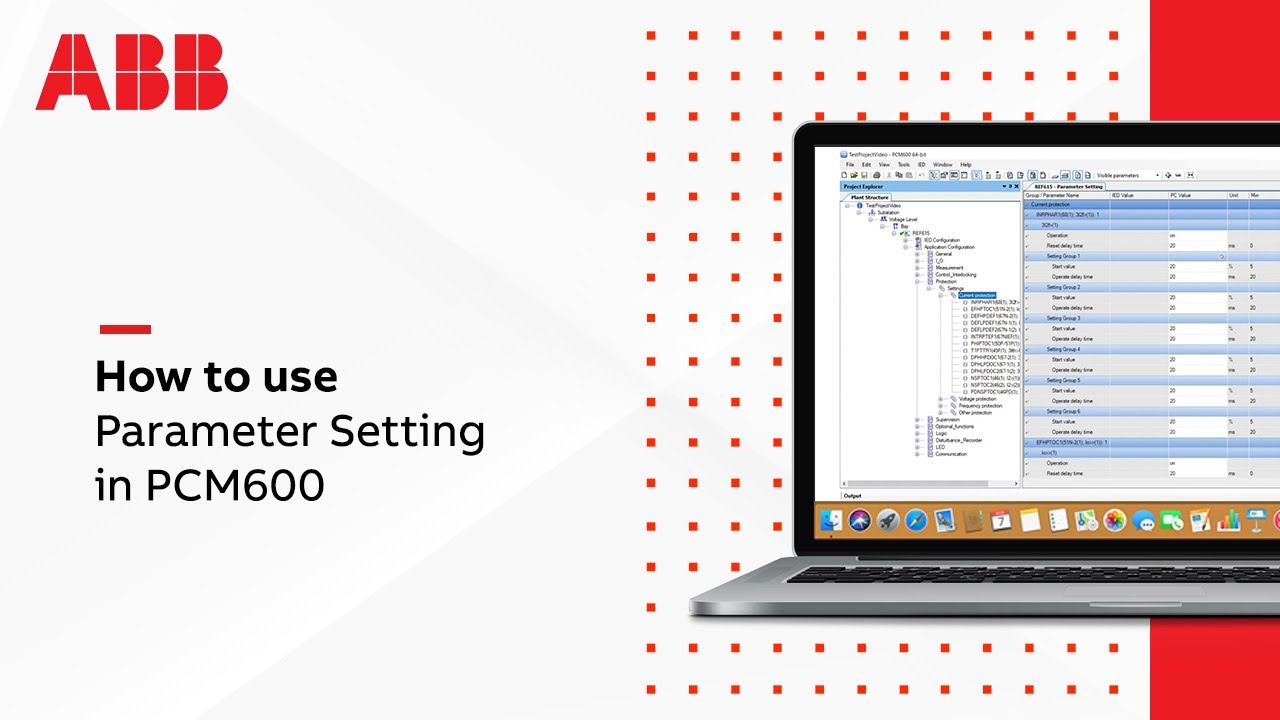3- How to use Parameter Setting in PCM600?