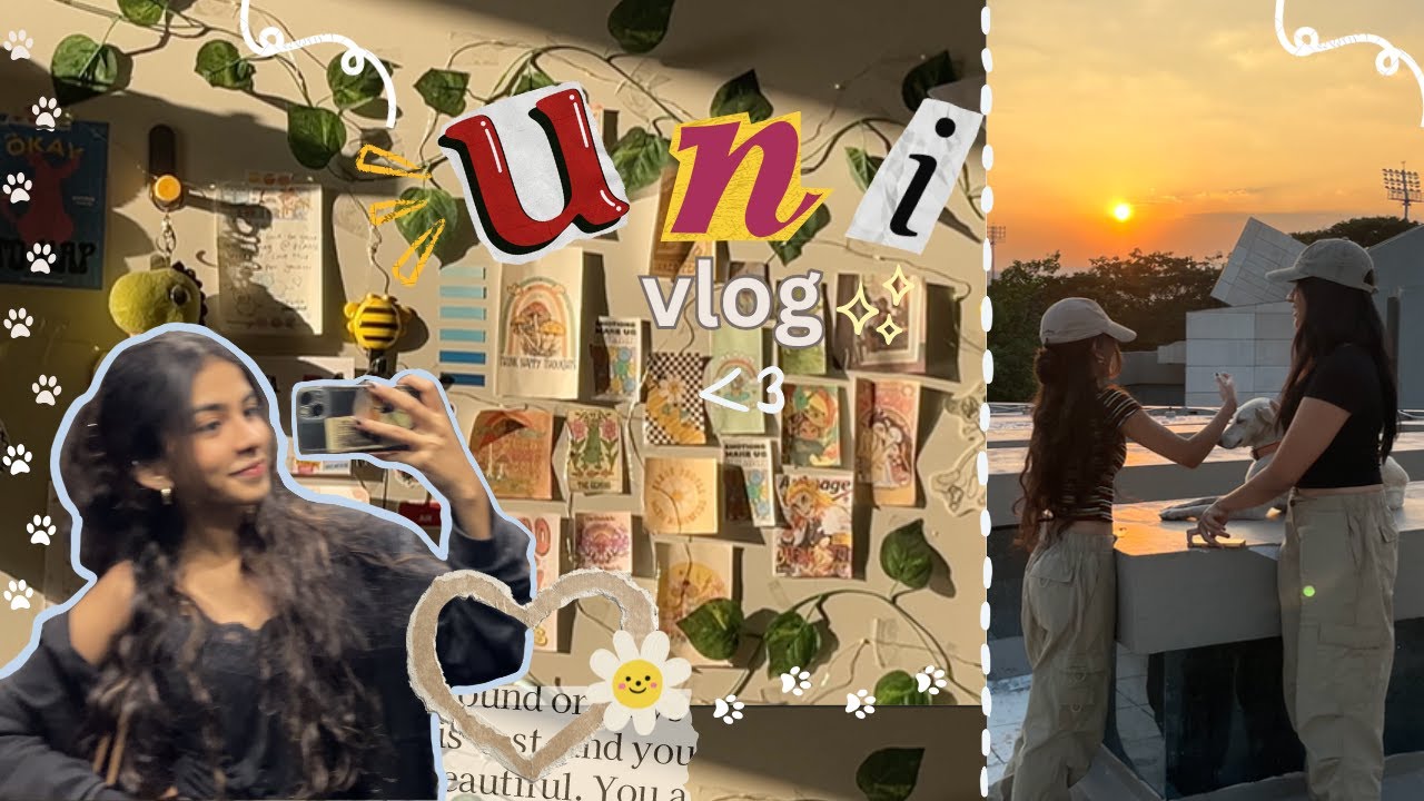 10 minute uni vlog🌳 || ft. new term+ getting my act together🧯😭