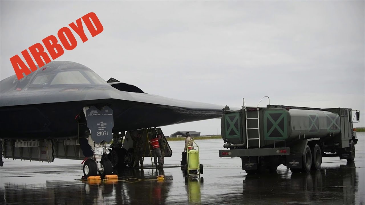 B-2 Stealth Bomber Hot-Pit Refueling • Keflavik Air Base Iceland